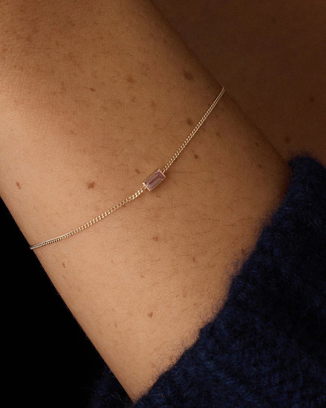 14k Gold Wilder Birthstone Bracelet 2